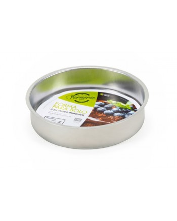 ASSADEIRA REDONDA NR 01 C/ FUNDO REMOVÍVEL - FORNERIE