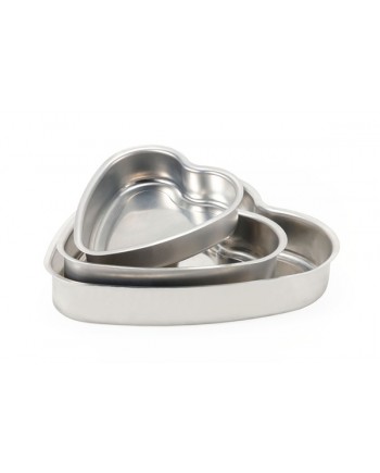 CJ. ASSADEIRAS CORAÇÃO 03 PÇS - FORNERIE