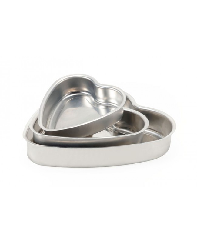 CJ. ASSADEIRAS CORAÇÃO 03 PÇS - FORNERIE