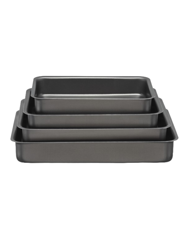 CJ. ASSADEIRAS RETANGULARES ALTAS 04 PÇS - FORNERIE AA