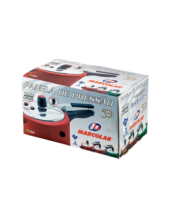 PANELA DE PRESSÃO 7,0 LTS - ROUGE