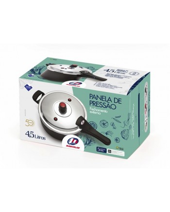 PANELA DE PRESSÃO 4,5 LTS FECHAMENTO EXTERNO - QUALITE