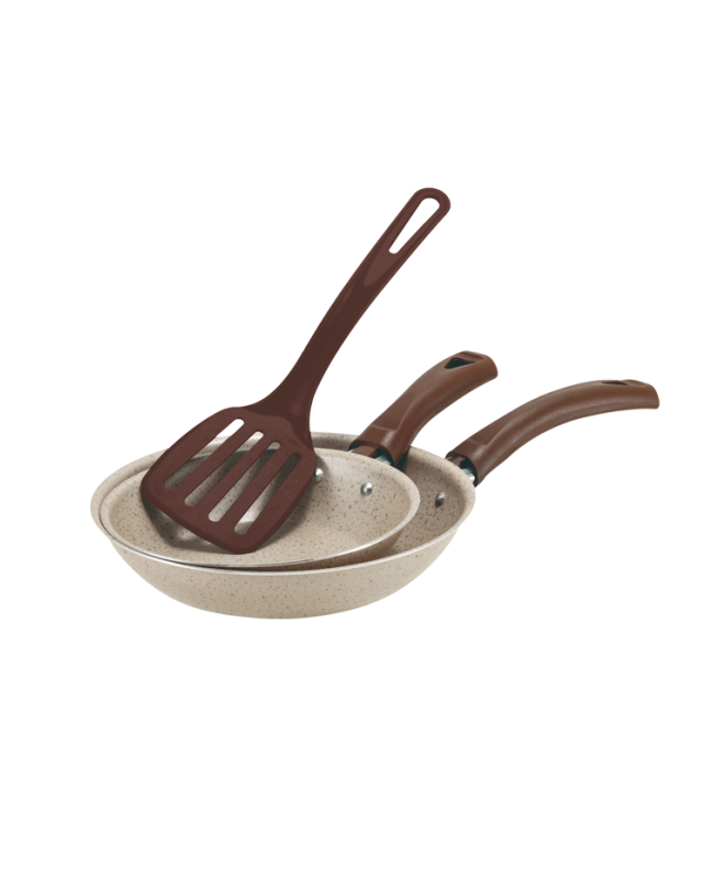 CJ. FRIGIDEIRAS FRANCESAS 18 E 20 C/ ESPÁTULA - CREMA